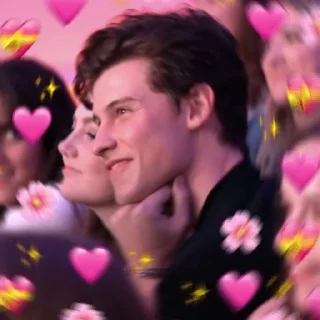 🥰 emoji Shawn Mendes reacts Telegram sticker 19 of 98
