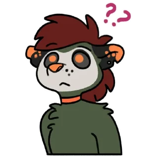 🤔 emoji Haze 'Possum Telegram sticker 5 of 28