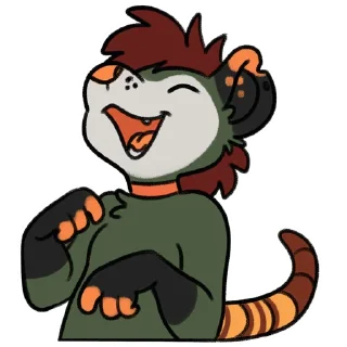 😝 emoji Haze 'Possum Telegram sticker 9 of 28