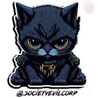 🍎 emoji SOCIETY EVIL CORP Telegram sticker 9 of 16