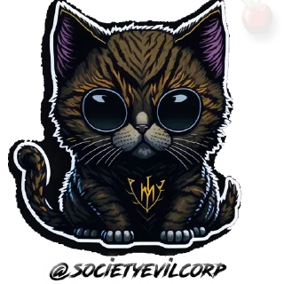 🍎 emoji SOCIETY EVIL CORP Telegram sticker 10 of 16