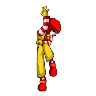😮 emoji Ronald mcdonald Telegram sticker 8 of 16