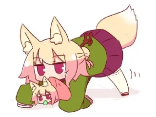 🦊 emoji ながユー3 Telegram sticker 19 of 80