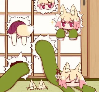 🦊 emoji ながユー3 Telegram sticker 10 of 80