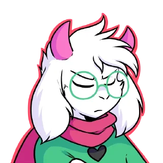 😠 emoji Ralsei Telegram sticker 6 of 39