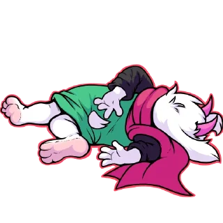 😵 emoji Ralsei Telegram sticker 21 of 39