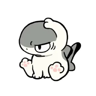 Sticker from Sharkitty鯊貓 調皮搗蛋動態貼圖 @kal_pc