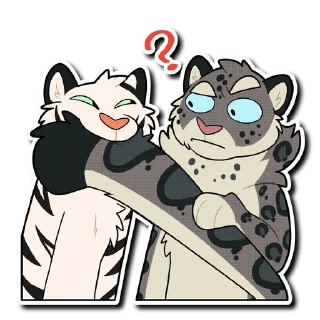 😆 emoji White Tiger 2 Telegram sticker 7 of 51
