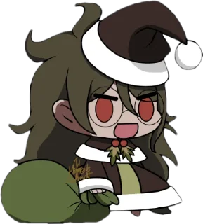 😊 emoji Danganronpa Padoru @Gian_TGX Telegram sticker 12 of 40