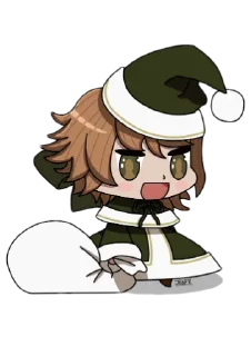 😊 emoji Danganronpa Padoru @Gian_TGX Telegram sticker 11 of 40