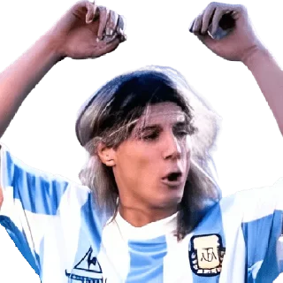 🕺 emoji Claudio Paul Caniggia Telegram sticker 6 of 14