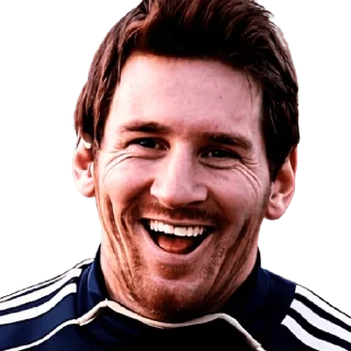😄 emoji Lionel Messi Telegram sticker 8 of 103