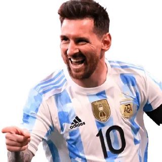 😆 emoji Lionel Messi Telegram sticker 18 of 103