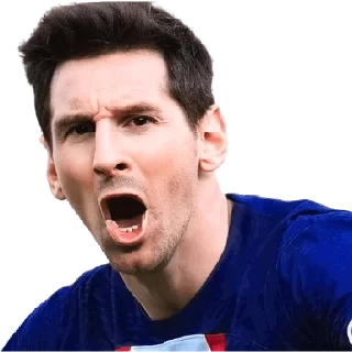 😲 emoji Lionel Messi Telegram sticker 23 of 103