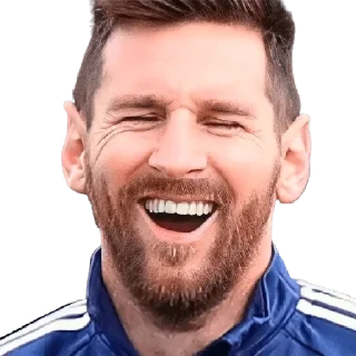 🤣 emoji Lionel Messi Telegram sticker 5 of 103