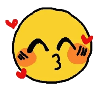 😘 emoji Cursed emojis cute Telegram sticker 13 of 29