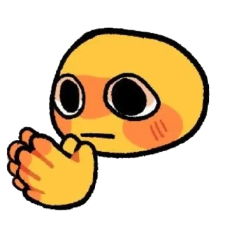 🤔 emoji Cursed emojis cute Telegram sticker 16 of 29