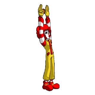 😲 emoji Ronald mcdonald Telegram sticker 10 of 16