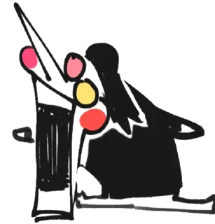 😆 emoji Spamton Telegram sticker 10 of 16