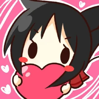 ❤️ emoji 四宮かぐや Telegram sticker 1 of 34