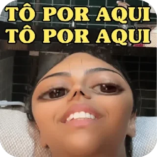 🫥 emoji Kalyne Santana 💅🏽 Telegram sticker 19 of 120