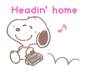 🏠 emoji Snoopy animated stickers Telegram sticker 21 of 46