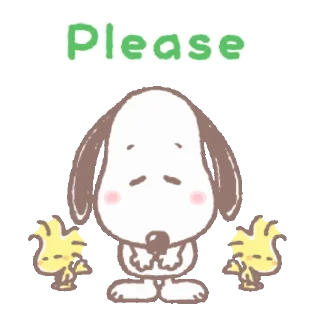 🙇 emoji Snoopy animated stickers Telegram sticker 9 of 46