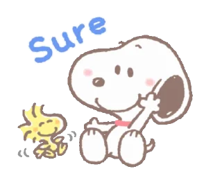 👌 emoji Snoopy animated stickers Telegram sticker 14 of 46