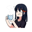 ☕ emoji Ryuko Kill la Kill by @Gamer_KT Telegram sticker 17 of 62