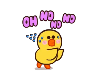 😰 emoji LINE Pretty Phrases Telegram sticker 21 of 24