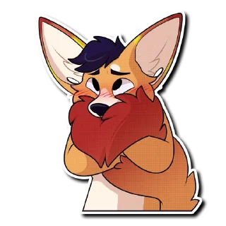 😳 emoji Aki Telegram sticker 6 of 17
