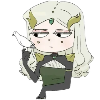 😒 emoji INFJ Fanart & Memes Telegram sticker 16 of 120