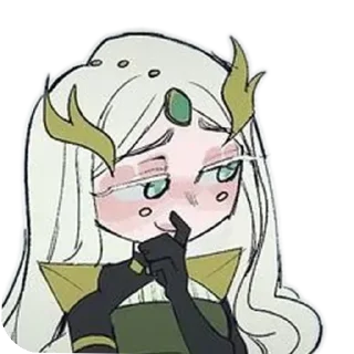 🤭 emoji INFJ Fanart & Memes Telegram sticker 14 of 120