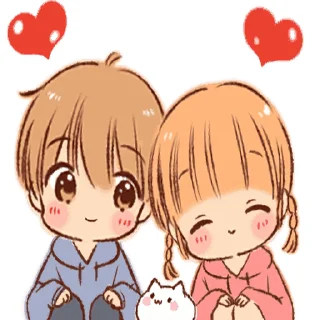 👩‍❤️‍👨 emoji Chico y chica Telegram sticker 10 of 16