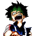 😡 emoji My Hero Academia Telegram sticker 9 of 120
