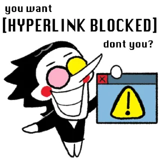 Sticker from Spamton