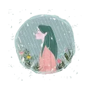 🙍 emoji 🍃ministério  Feminino 🍃 Telegram sticker 14 of 92