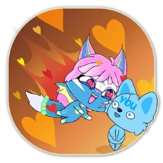 🤗 emoji Lovely Zura Telegram sticker 18 of 49