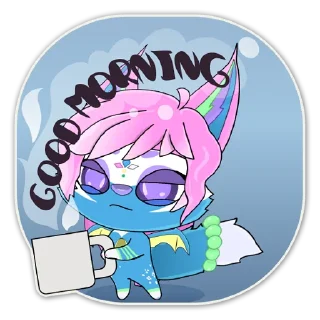 ☕️ emoji Lovely Zura Telegram sticker 8 of 49