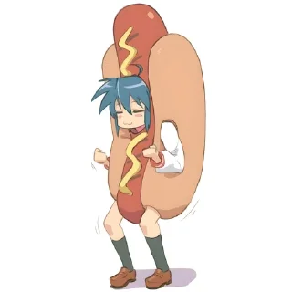 💙 emoji ⌜ Izumi 💙 ⌟ ᨒ @KurumiFan ⛩️ Telegram sticker 24 of 120