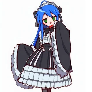 💙 emoji ⌜ Izumi 💙 ⌟ ᨒ @KurumiFan ⛩️ Telegram sticker 18 of 120