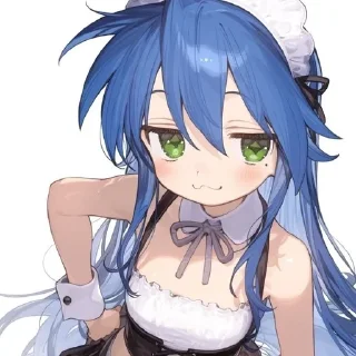 💙 emoji ⌜ Izumi 💙 ⌟ ᨒ @KurumiFan ⛩️ Telegram sticker 17 of 120