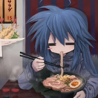 💙 emoji ⌜ Izumi 💙 ⌟ ᨒ @KurumiFan ⛩️ Telegram sticker 9 of 120