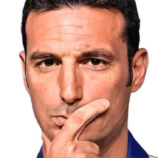 🤔 emoji Lionel Scaloni Telegram sticker 23 of 32