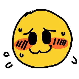 Sticker from cursed cute emoji