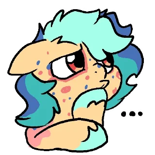🤔 emoji Autumn Dew gay and stupid Telegram sticker 3 of 120
