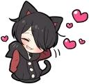 ☺️ emoji Black Kitten (3) Telegram sticker 19 of 120