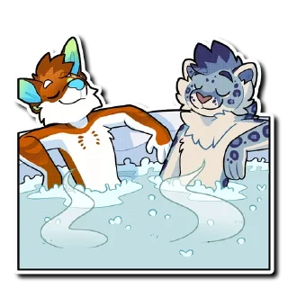 💧 emoji Dusky & Dee Telegram sticker 14 of 36