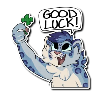 🍀 emoji Dusky & Dee Telegram sticker 17 of 36