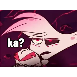 🤔 emoji Hazbin Hotel Telegram sticker 13 of 19